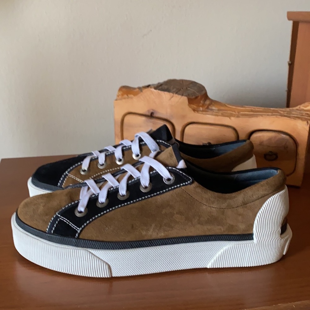Lanvin Paris Basket Derby Bicolor Sneaker - Picture 2 of 7
